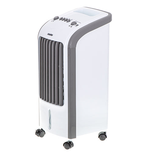 Jung MESKO MS7917 Mobiler 3-in-1 Luftkühler 60W, Klimagerät mit Luftbefeuchtung Reinigung 4L Tank, Tragbare Mini Klimaanlage Verdunstungskühler Ventilator für Zuhause Büro Räume