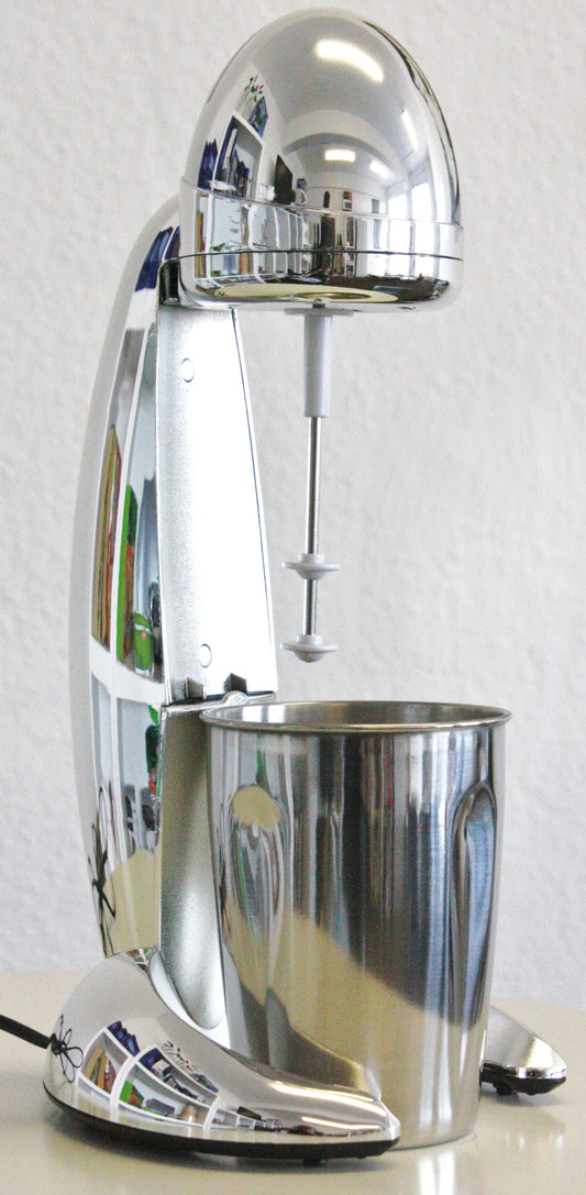 JUNG Milchshaker / Eiweißshaker mit Edelstahlbecher, 100W / 20000 U/Min
