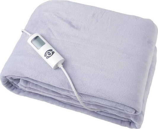 Mia Elektrische Kuschel-Wärmedecke XL, Heizdecke XXL, Doppelseitige Heizdecke, Wärmedecke für Couch und Bett, Heizdecke mit automatischer Abschaltung, Fleece Mikrofaser Decke, Elektrische Kuscheldecke für Winter