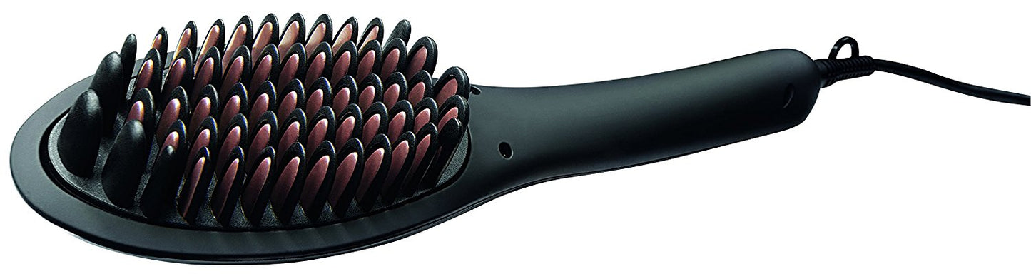 MIA Haarstyling Glättbürste 2in1 Elektrische Haarbürste Keramik Glättbürste Haarbürste Glätteisen Haarstylingbürste Anti-Frizz Bürste Haarstyler Profi Haarbürste Reise Haarbürste Glättbürste