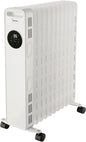Midea NY2009-20M Ölradiator 2000 Watt, mobile Elektroheizung, energiesparend, sicher mit Frostschutz und Überhitzungsschutz, transportabel, Heizstufen 800W, 1200W, 2000W, ideal für kleine Räume