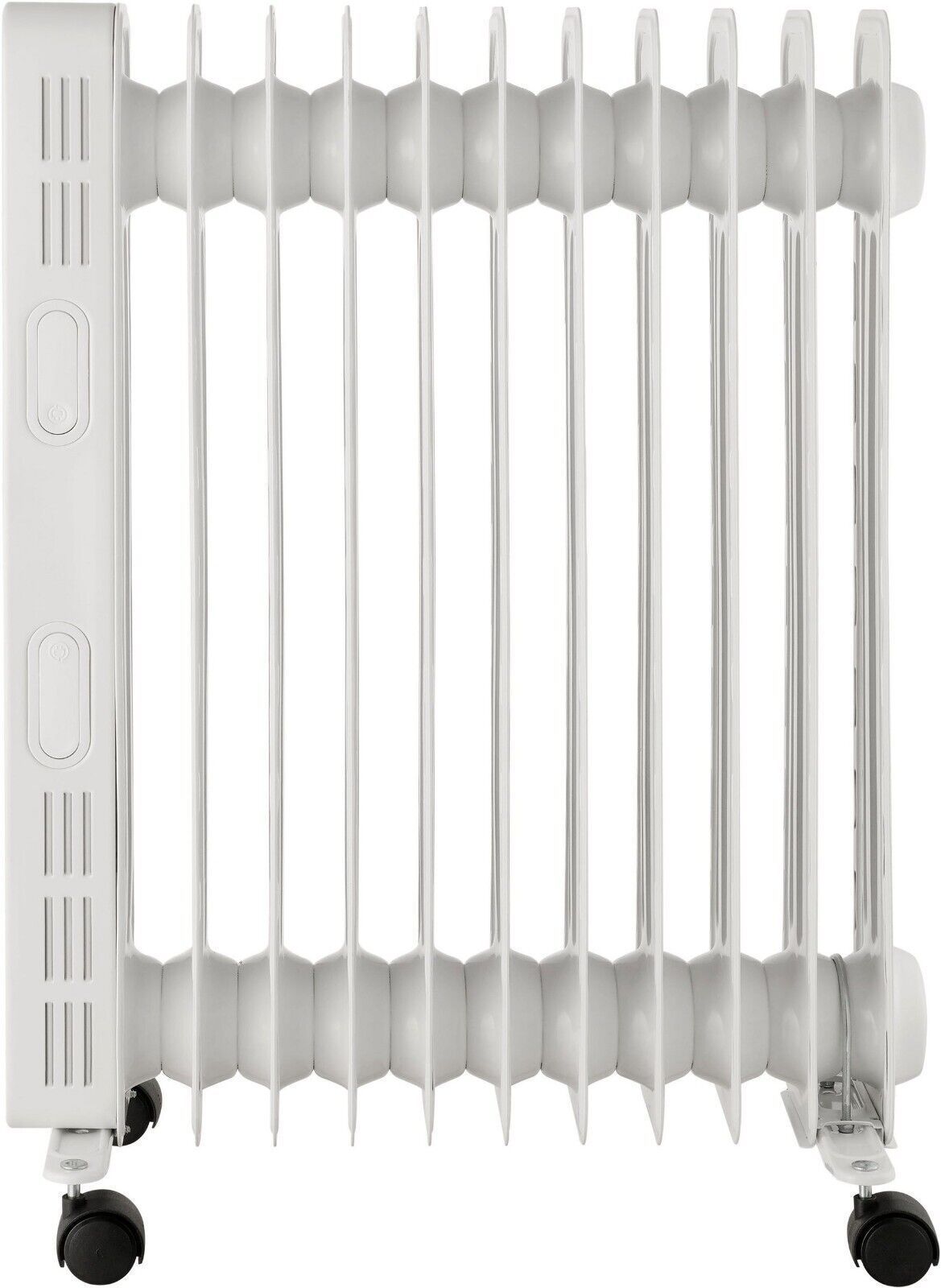 Midea NY2009-20M Ölradiator 2300 Watt, mobile Elektroheizung, energiesparend, sicher mit Frostschutz und Überhitzungsschutz, transportabel, Heizstufen 800W, 1200W, 2000W, ideal für kleine Räume