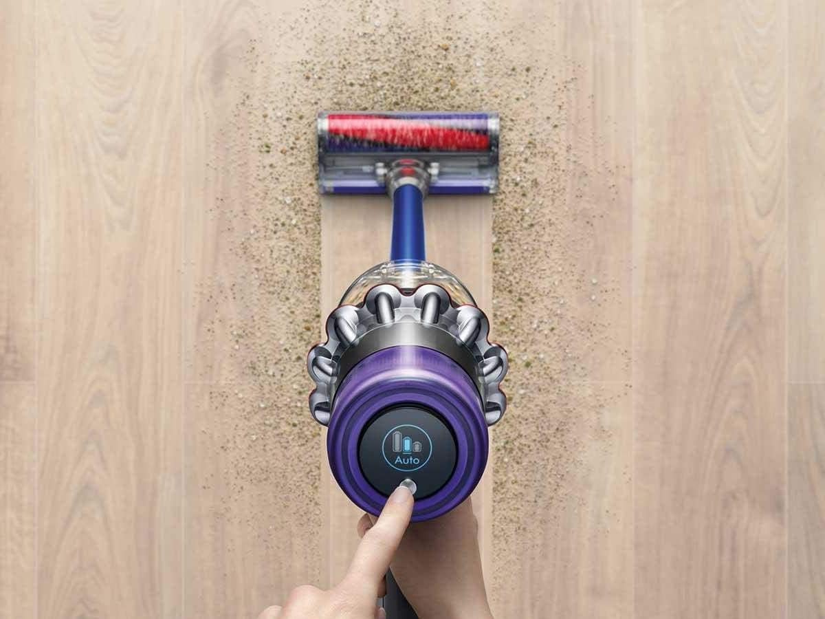 Dyson V11 Absolute Staubsauger, Kabellos, 60 Minuten Laufzeit, LCD-Display, 0,76 l Staubbehälter, HEPA-Filter, leistungsstarker Akku, mehrere Reinigungsmodi, Turbo, Eco, für alle Bodenarten