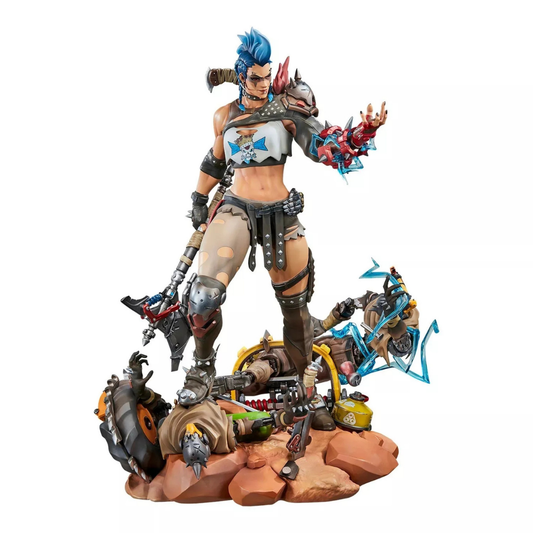 Overwatch Junker Queen Limited Edition Premium Statue Schweres Polyresin PVC Sammlerstück Limitierte Overwatch 2 Figur Hochwertige Gaming Statue 41 cm Höhe 8,3 kg Limitierte Edition Exklusiv Sammlerobjekt
