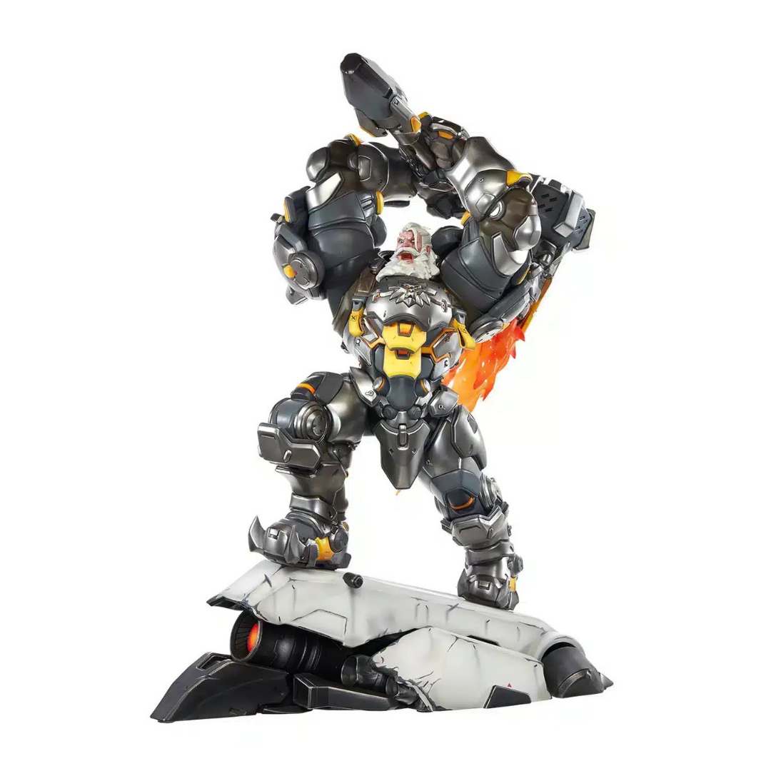 Overwatch Reinhardt Premium Statue 1:6 Maßstab Hochwertige Sammlerstatue Schweres Kunstharz Metalloptik Massive Overwatch Figur 65 cm Gewicht 15,3 kg Hochwertiges Blizzard Lizenzprodukt Limitierte Edition Sammlerobjekt