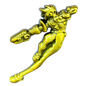 Overwatch Tracer Emaille Gold Pin Metall Anstecker – Hochwertiger Sammlerpin Blizzard Gaming Fanartikel – Offizieller Overwatch Charakter Anstecker