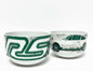 Porsche 911 Carrera RS 2.7 Porzellan Sammler-Schale, Grün, 7,8 x 12 cm, Limitierte Edition, Müslischale, Müsli Schale, Porzellan Sammlerstück, spülmaschinengeeignet