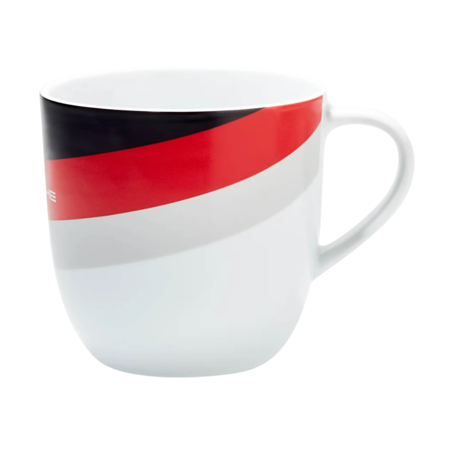 Porsche Sammlerbecher 500ml Porzellan Tasse mit Untertasse Motorsport Edition No. 6 – limitierter Collector's Cup schwarz Geschenkset Design Studio F. A. Porsche spülmaschinengeeignet