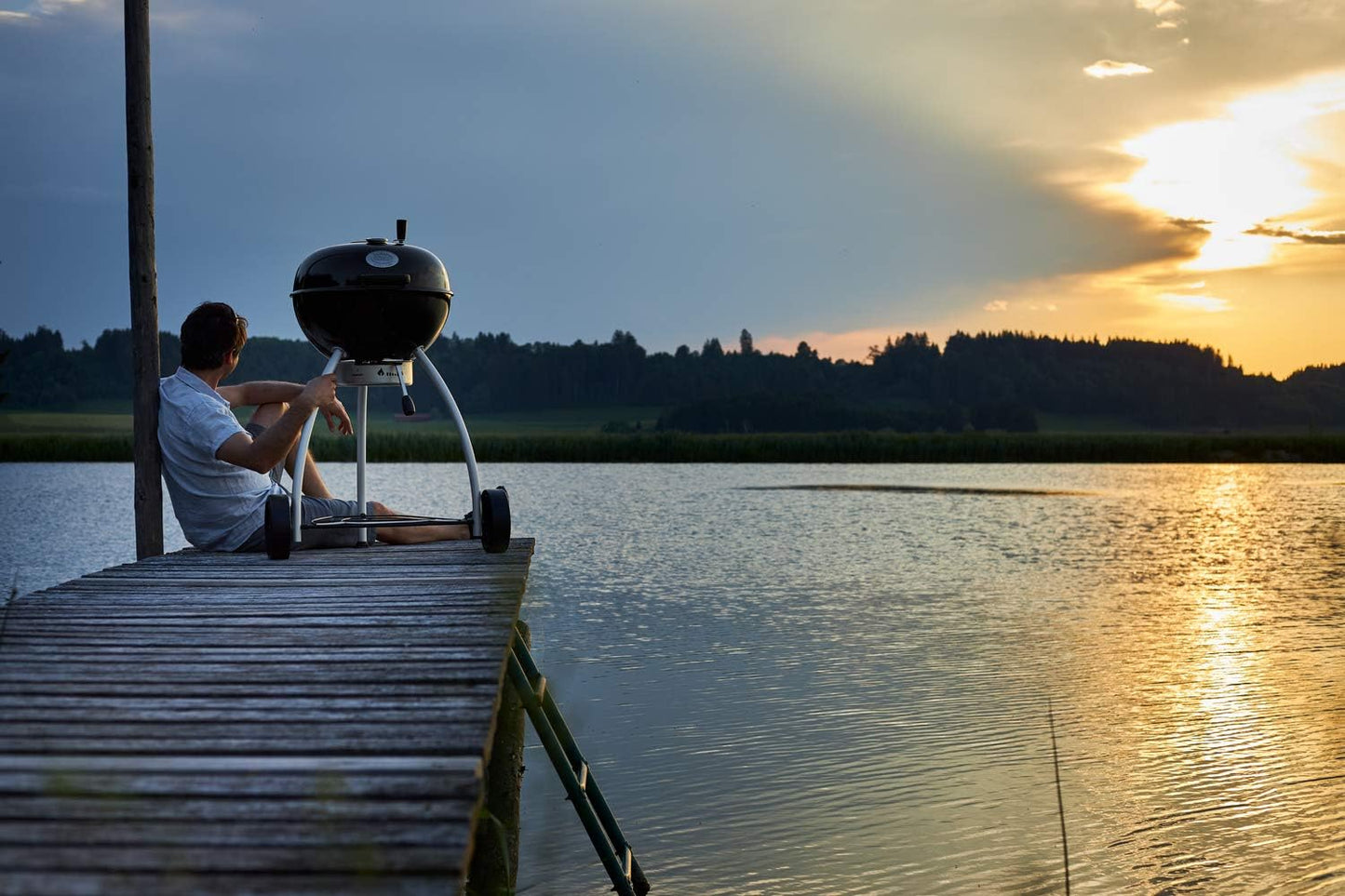 RÖSLE Marinadepinsel Edelstahl 25121 – Naturborsten, langer Edelstahlgriff, hochwertiger Grill- und Küchenpinsel zum präzisen Bestreichen und Marinieren von Fleisch, Gemüse und Gebäck, langlebig, robust, nicht spülmaschinengeeignet
