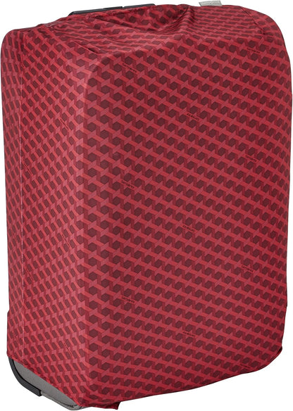 Samsonite Kofferschutzhülle L, 24 cm – Faltbare, wasserabweisende Regenhülle in Terracotta Jacquard für Samsonite Cosmolite & vergleichbare Koffer, leichter, robuster Schutz für Reisen & Outdoor