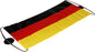 JUNG Banner 38x8 cm mit Saugnapf Deutschland Fanartikel EM 2024, Europameisterschaft Autozubehör, Schwarz Rot Gold Flagge für Damen und Herren, EM 2024 Fanpaket