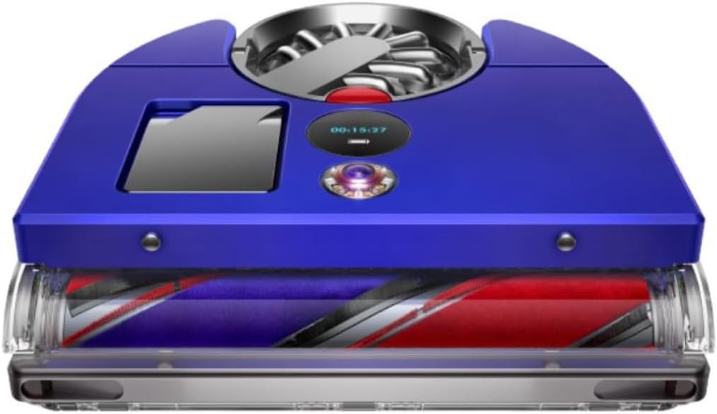 Dyson 360 Vis Nav™ Saugroboter mit Hyperdymium™ Motor, Zyklonsaugkraft, 360° Kamera, Tierhaarentfernung, App- und Sprachsteuerung, Teppich- und Hartbodenreinigung, kabellos, beutellos
