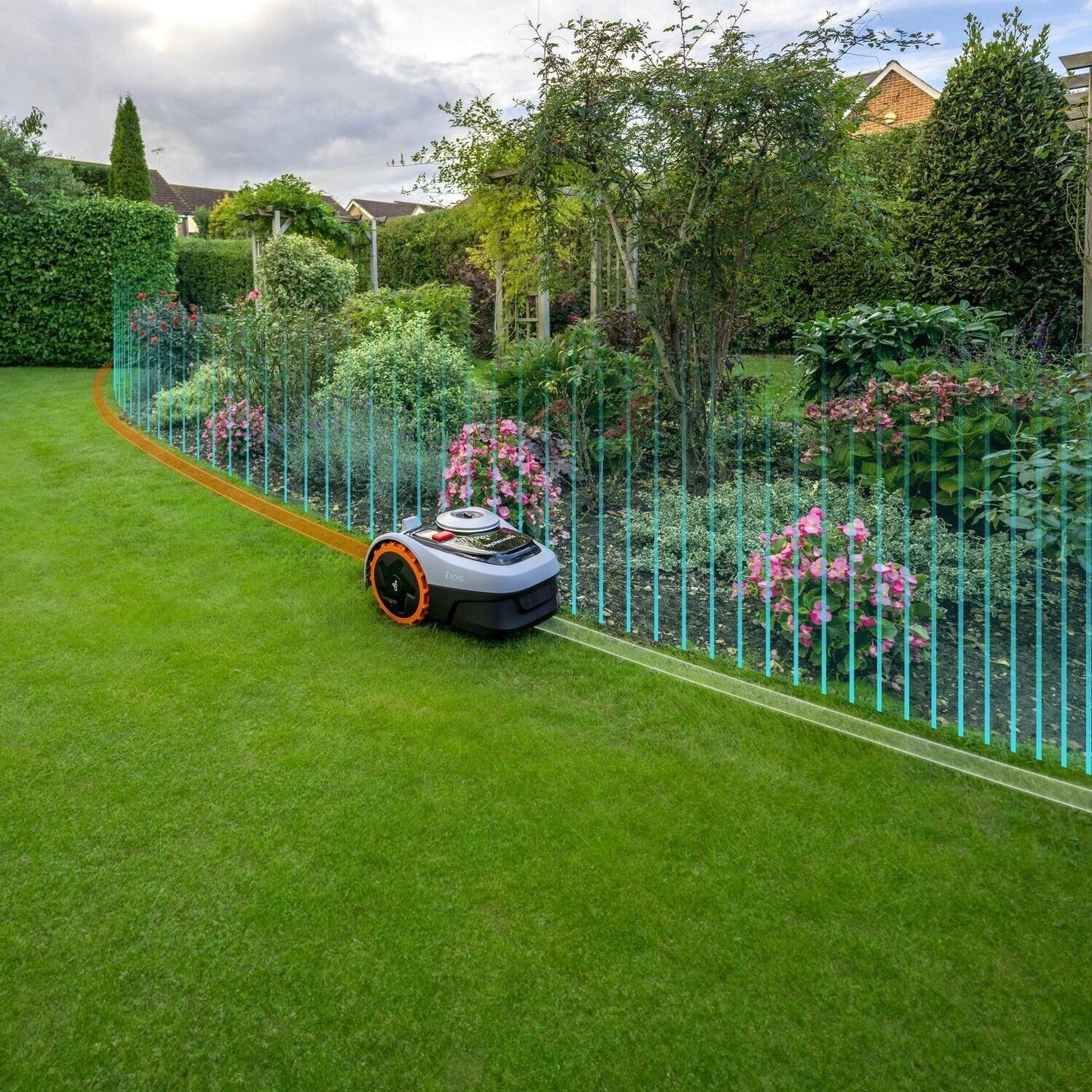 SEGWAY Navimow i105E Mähroboter mit GPS-RTK, KI-Kartierung & App-Steuerung 500m²