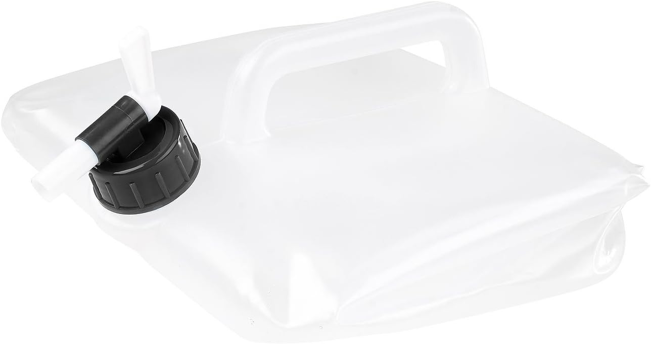 Semptec Urban Survival Technology Faltbarer Trinkwasserkanister 10L mit Zapfhahn und Tragegriff – Lebensmittelechter Wasserbehälter für Camping Outdoor Notfall Trinkwasserbehälter faltbar Wasserkanister platzsparend