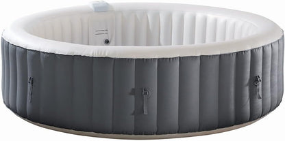 Ubbink Whirlpool XTRA Infinite® SPA Ø240cm aufblasbar für 8 Personen – Outdoor Indoor Whirlpool mit Heizung & Filter – 140 Luftdüsen – digitale Steuerung – Wellness SPA Set komplett