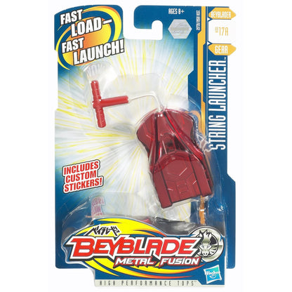 Hasbro Beyblade Metall Fusion String Launcher – Hochleistungs-Schnur-Starter für rechtsdrehende Beyblade Tops von – Kompakt 29739 BB17A