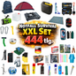 BLACKOUTPro Notfall Survival Kit 444 tlg Blackout Vorsorge Set XXL Prepper Notfallausrüstung Katastrophenschutz Camping Outdoor Emergency Set