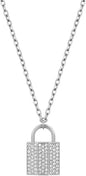 Swarovski Damen-Kette mit Anhänger Case rhodiniert Kristall silber halskette