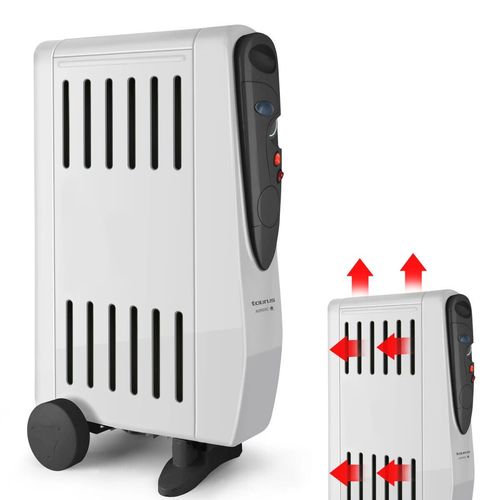 Taurus Tuareg 1500 Ölgefüllter Radiator Heizkörper Konvektor 1500W Leistung – Mobil, energieeffizient, geräuschlos, mit Überhitzungsschutz – Elektroheizgerät für Wohnräume & Büro