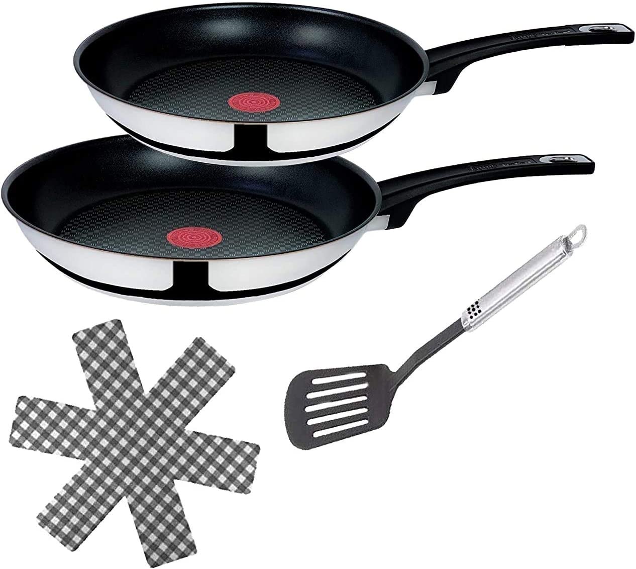 Tefal Jamie Oliver 3-teilig, 24/28 cm, Wok, Induktion, Antihaft + 3 Schoner