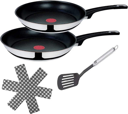 Tefal Jamie Oliver 3-teilig, 24/28 cm, Wok, Induktion, Antihaft + 3 Schoner