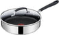 Tefal E3033344 Jamie Oliver by Quick & Easy Sautepfanne 25 cm, Edelstahl Antihaftpfanne, Thermo-Signal Technologie, Ergonomischer Griff, Geeignet für Induktion, Gas, Elektroherd, Ofenfest, Spülmaschinenfest