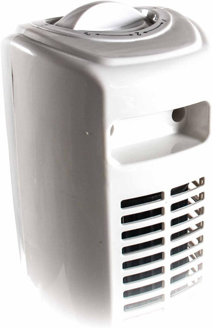 Commodoor Interior Turmventilator – Leiser Turmventilator mit 3 Stufen 77cm Höhe, Säulenventilator für Innenräume, platzsparender Standventilator mit Oszillation, energiesparend, weiß, leistungsstark für Wohnzimmer & Büro