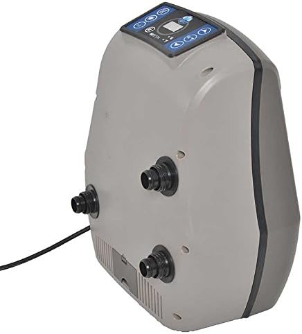 VB Italia Whirlpool aufblasbar Aspen 4 Personen – Quadratischer, selbstaufblasender Outdoor-Spa mit Heizung, 110 Massagedüsen, PVC-Beschichtung, Filtersystem, digitalem Bedienfeld und 700 Liter Volumen