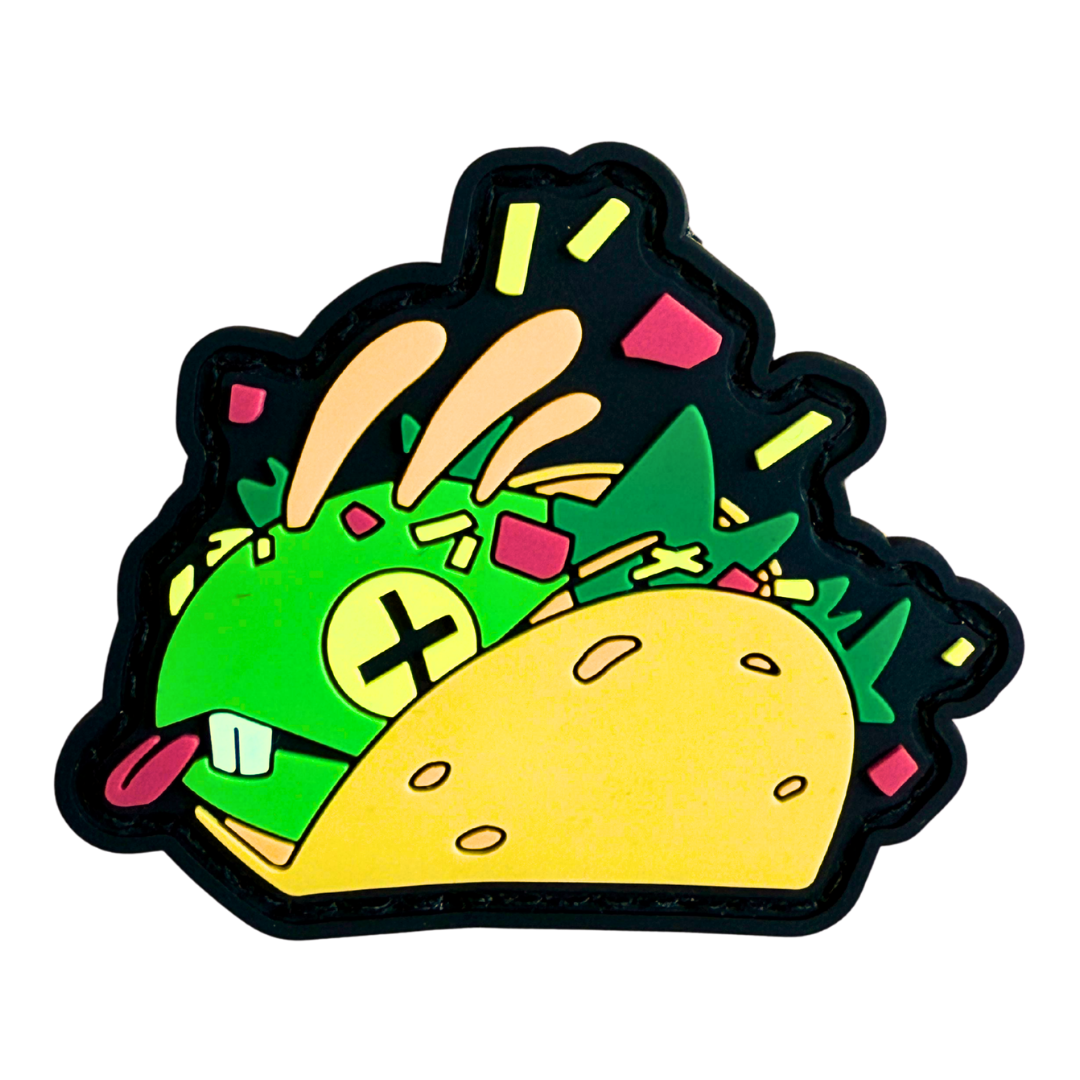 Warcraft & HotS BlizzCon 2023 Limitierter Sammler-Patch Badge – Blizzard Series 5 Murloc Taco Abzeichen – Exklusives PVC-Klettbadge für Fans & Sammler hochwertiger Gaming-Merchandise