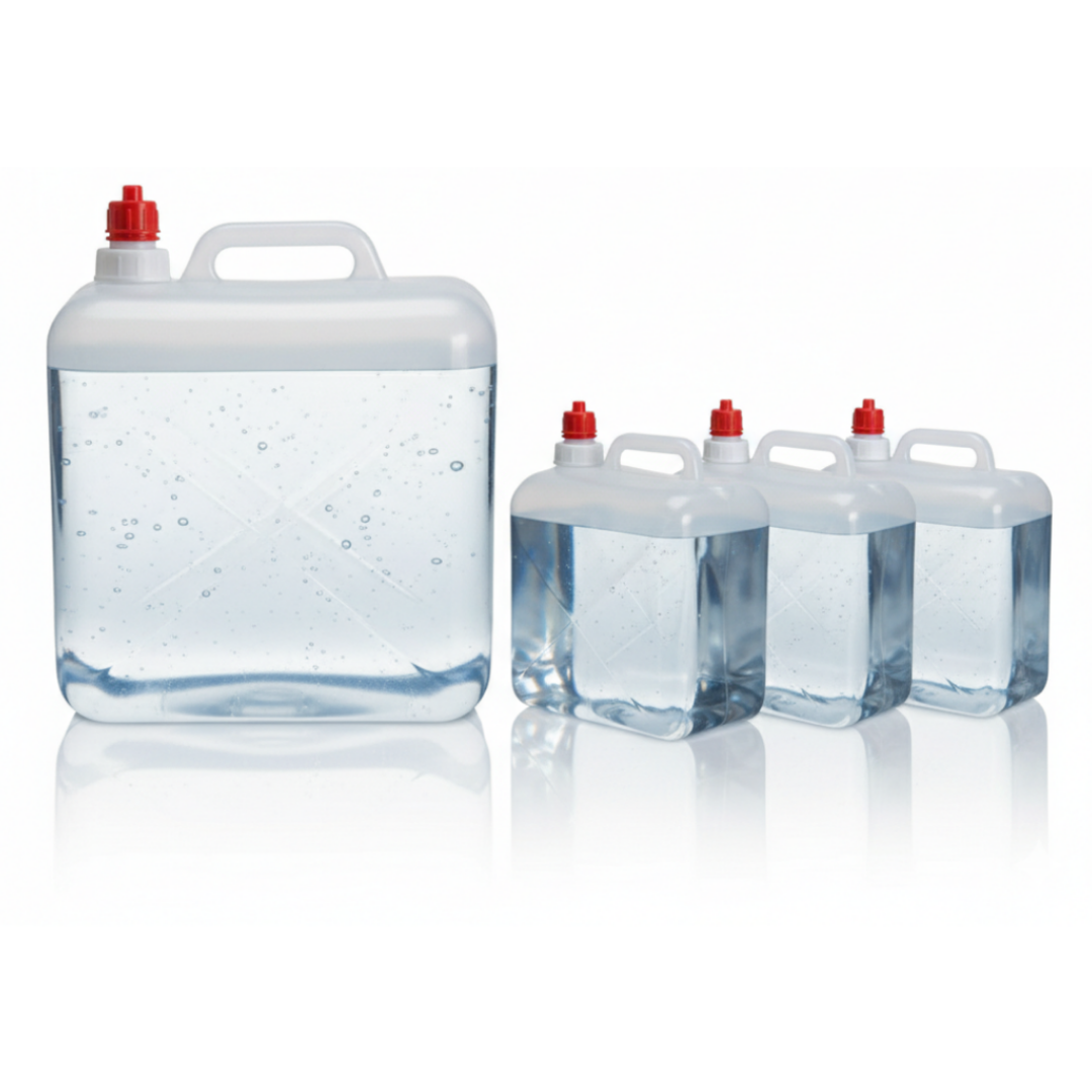 CASAY MENAJE Wasserkanister 4er Set 10L Trinkkanister mit Hahn Camping Wasserbehälter Outdoor Trinkwasser Vorratsbehälter Garten Boot Freizeit