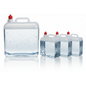 CASAY MENAJE Wasserkanister 4er Set 10L Trinkkanister mit Hahn Camping Wasserbehälter Outdoor Trinkwasser Vorratsbehälter Garten Boot Freizeit