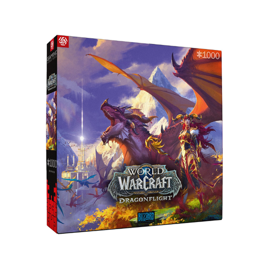 World of Warcraft Dragonflight Puzzle 1000 Teile – Good Loot Gaming Puzzle mit Alexstrasza-Motiv, Premium Karton-Puzzle für Erwachsene, Gamer & Sammler, hochwertig bedruckt & offiziell lizenziert