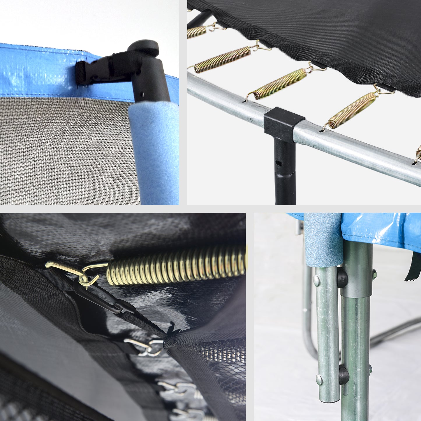 SENA X-Tramp Selection Trampolin Ø 427 cm, Gartentrampolin für 6 Kinder oder 4 Erwachsene, TÜV geprüft, 250 kg belastbar, mit Sicherheitsnetz, Randabdeckung und Polsterung, ideales Fitness- und Spielgerät für den Garten