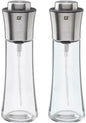 ZWILLING J.A. HENCKELS 2er Set Öl- und Essigsprüher, 200 ml, Glas und rostfreier Edelstahl, präzise Dosierung für Salate, Marinaden, Grillgerichte, langlebig, elegantes Design, spülmaschinengeeignet