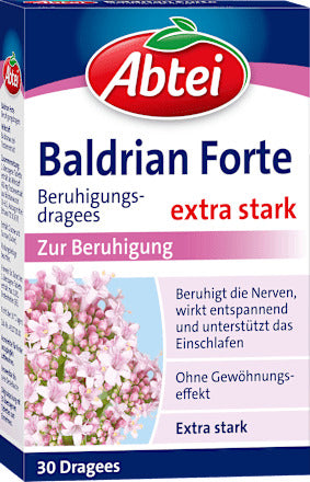 Abtei Baldrian Forte Beruhigungsdragees, 30 St