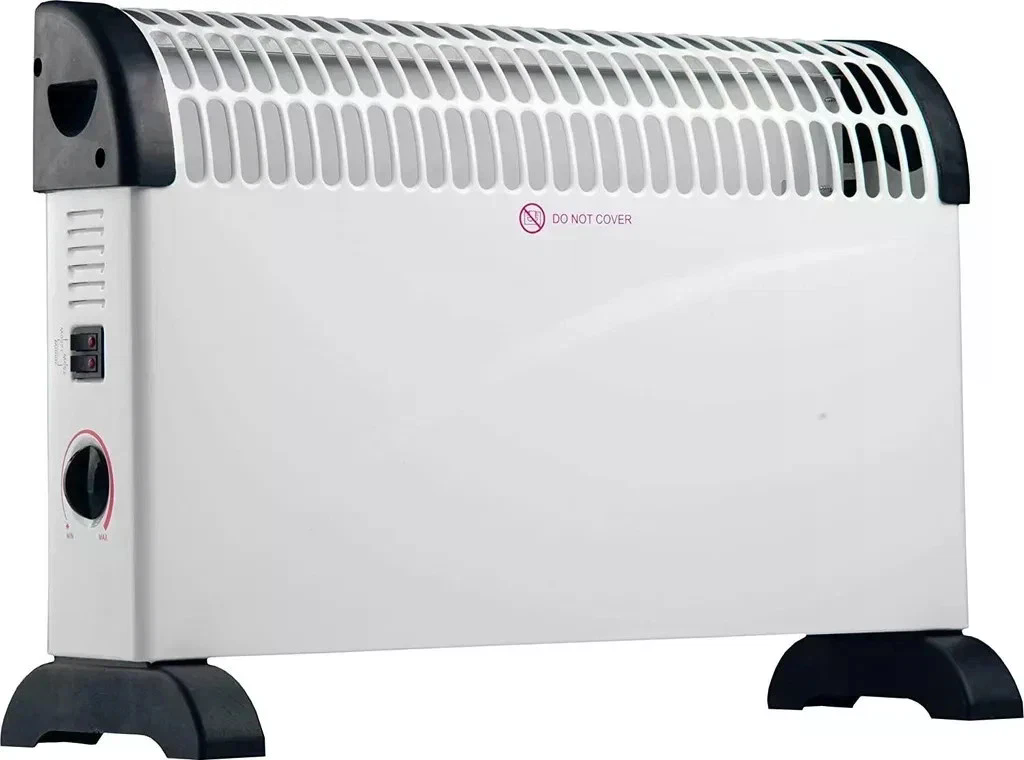 Alpina CH-Y02 230 Volt Konvektorheizung 2000W, 3 Heizstufen, Thermostat, Überhitzungsschutz, kompakter mobiler Heizkörper, leicht, energieeffizient, geräuschlos, flexibel einsetzbar für kleine und mittlere Räume