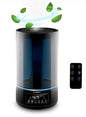Alpina Ultraschall Luftbefeuchter 4,3L Schwarz mit Timer, Nachtlicht, Aroma Diffuser, Fernbedienung, Abschaltautomatik, 3 Nebelstufen, Raumerfrischer, Humidifier, Raumluftbefeuchter