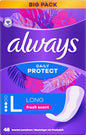 always Slipeinlagen Daily Protect Long mit Frischeduft, Big Pack, 48 St
