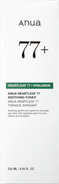 Anua Toner Heartleaf77 Soothing, 250 ml