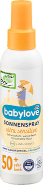 babylove Sonnenspray Baby ultra sensitive LSF 50+, 150 ml