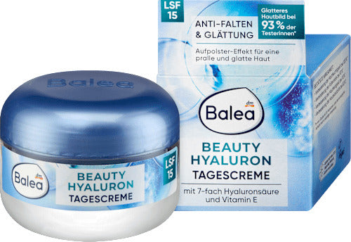 Balea Gesichtscreme Hyaluron Beauty LSF 15, 50 ml