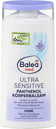 Balea med Bodybalsam Ultra Sensitive Panthenol, 250 ml