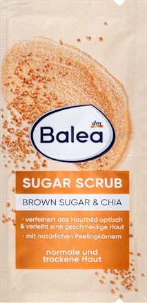 Balea Peeling Brown Sugar Scrub (2x8 ml), 16 ml