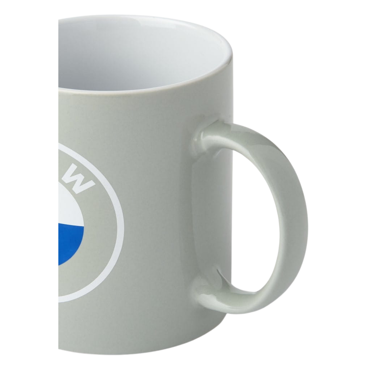 BMW Tasse 300ml Keramik Porzellan Becher Stone Grey mit Logo – ergonomischer Kaffeebecher für Büro, Tee & Kaffee, spülmaschinenfest, hochwertig, modern, Original BMW Zubehör