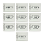 Burberry Brit Rhythm for Women Eau de Toilette Miniaturen 5 ml - 10 Stück – Burberry Frauen Duft Mini Flakon Set – für Damen Miniatur Parfüm, EDT Frau
