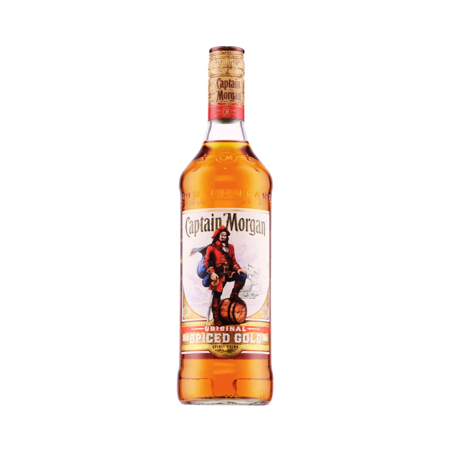 Captain Morgan Spiced Gold Rum 6er 0,7l Alkohol Set – Karibischer Original Gewürzrum mit 35% Vol., Premium Rum Spirituose mit Vanille-Note, Spiced Rum Mixgetränk Klassiker für Cocktailliebhaber - Alcohol