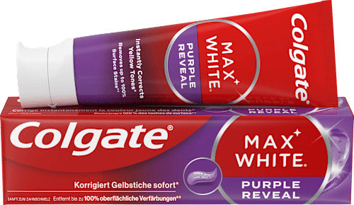 Colgate Zahnpasta Max White Purple Reveal, 75 ml