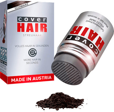 Cover Hair Streuhaar Haarverdichter Schwarz, 14 g