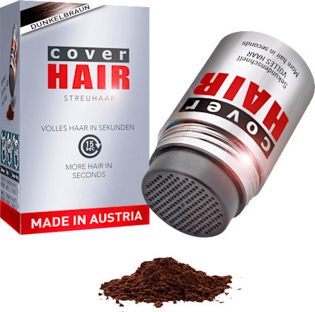 Cover Hair Streuhaar Haarverdichter Dunkelbraun, 14 g