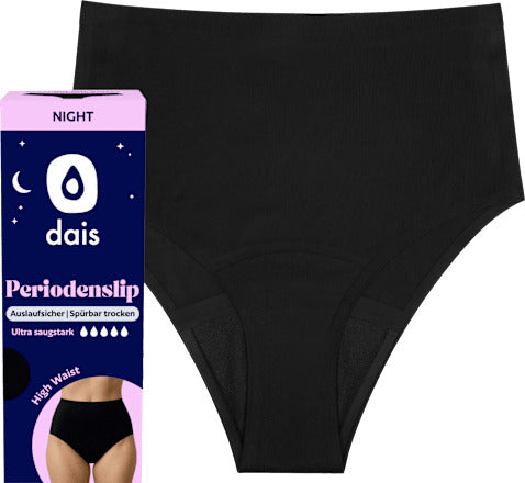 dais Periodenunterwäsche Slip Night schwarz Gr. M, 1 St
